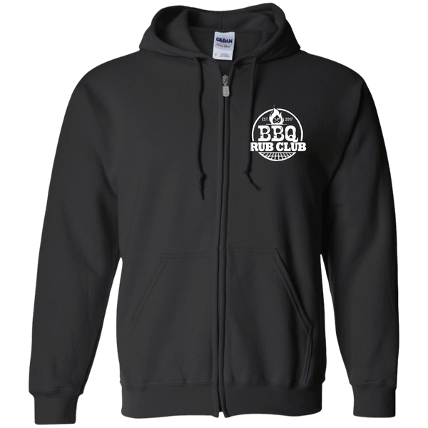 BBQ Rub Club Zip Up Hooded Sweatshirt