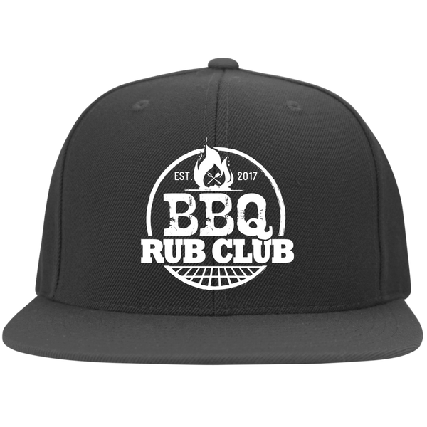 BBQ Rub Club Flat Bill Twill Flexfit Cap