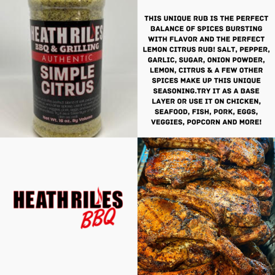 Heath Riles Simple Citrus BBQ Rub – BBQ Rub Club