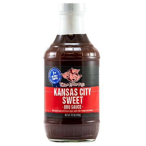 THREE LITTLE PIGS Kansas City Sweet BBQ Sauce