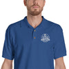 BBQ Rub Club White Logo Embroidered Polo Shirt