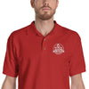 BBQ Rub Club White Logo Embroidered Polo Shirt