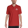 BBQ Rub Club White Logo Embroidered Polo Shirt