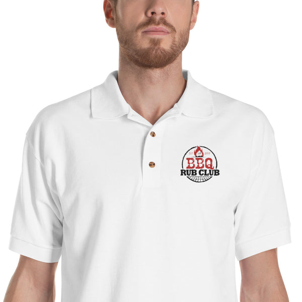 BBQ Rub Club Embroidered Polo Shirt