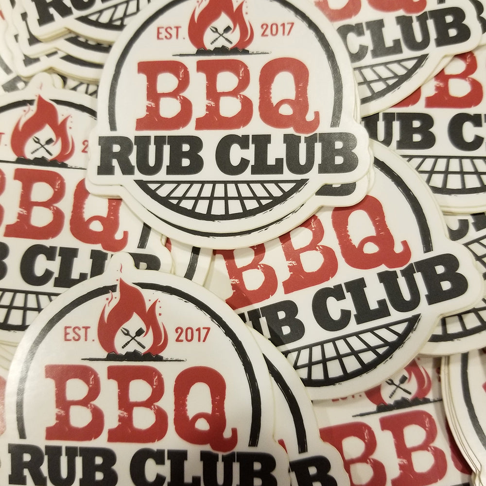 BBQ Rub Club Sticker