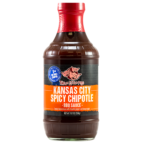 THREE LITTLE PIGS Spicy Chipotle BBQ Sauce